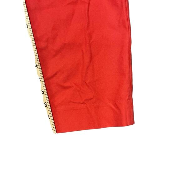 Banana Republic Womens Size 8 Coral Salmon Flat Front Chino Casual Cotton Pants - Picture 7 of 10